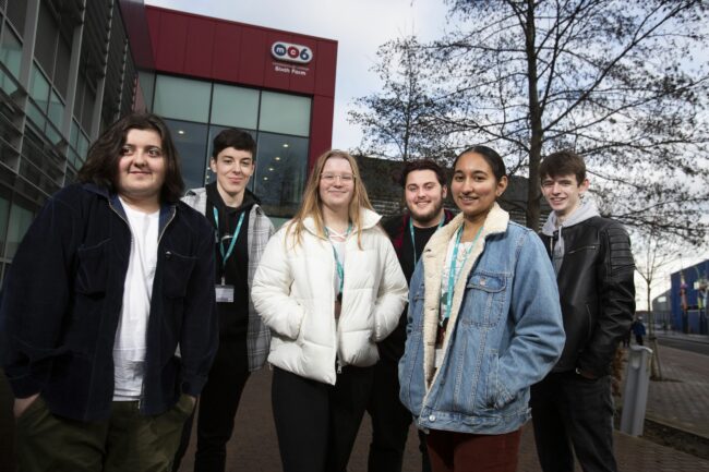 Students outside MC6