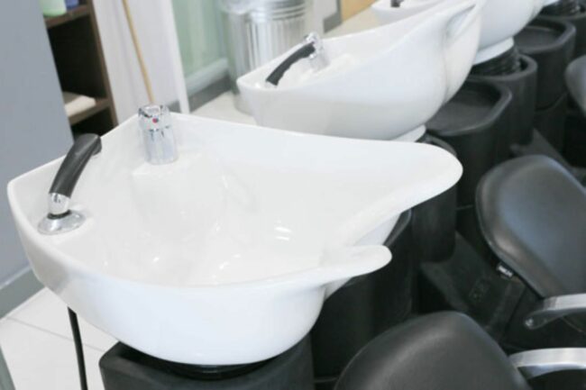 Sinks in salon