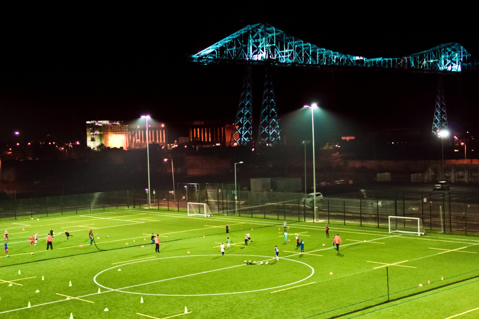Astrotuf at night