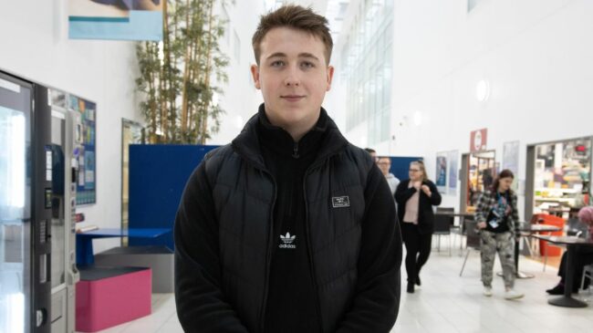 Joel Bint at Middlesbrough College