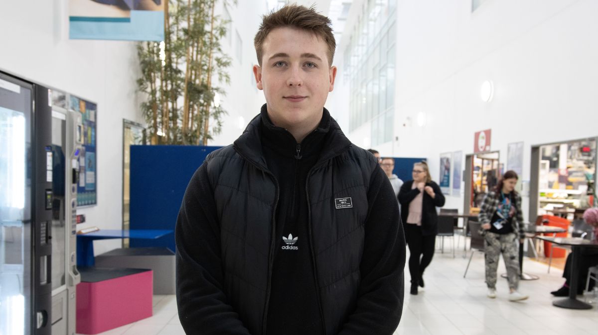 Joel Bint at Middlesbrough College