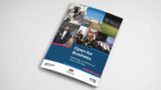 Open for business brochure front cover