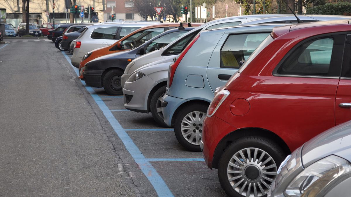 Cars in car park