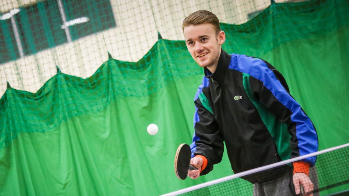 Table tennis player