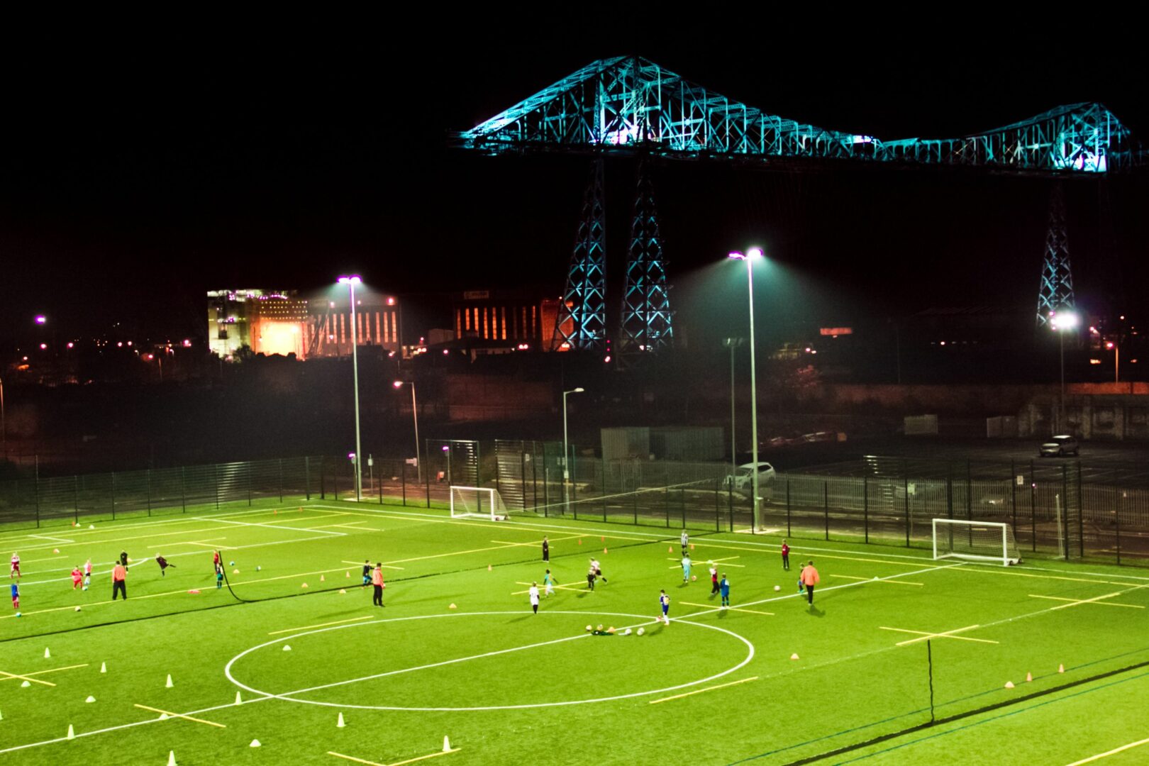 Astroturf at night