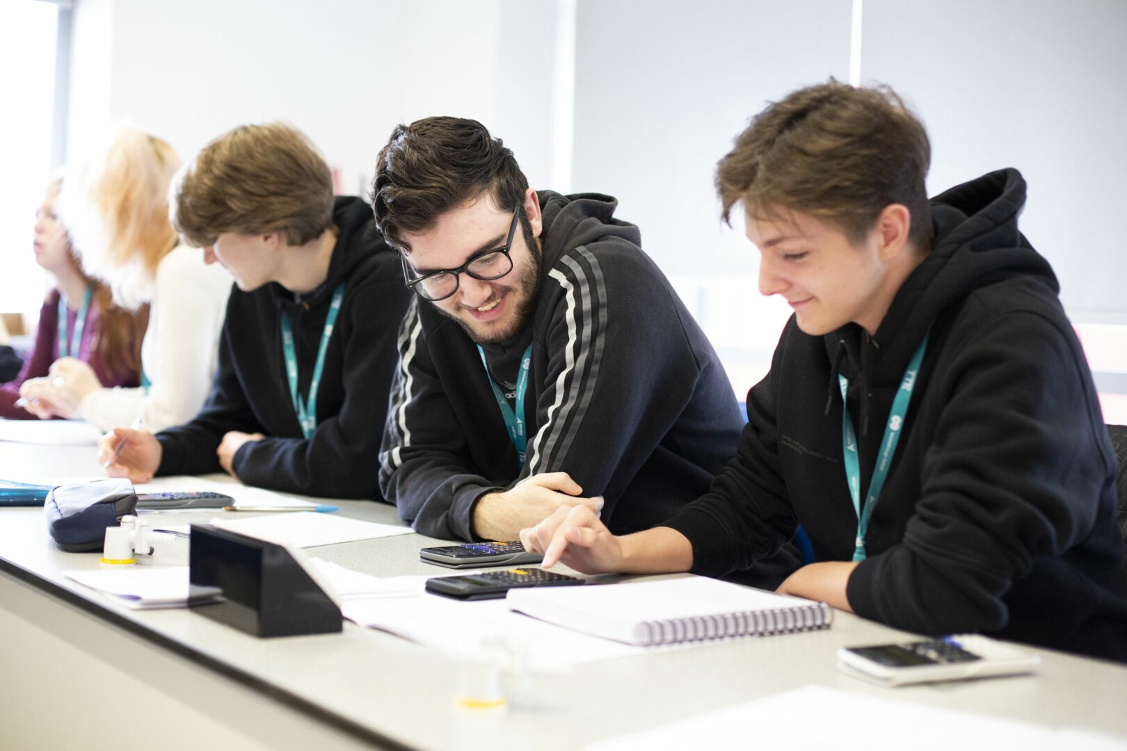 Students in classroom