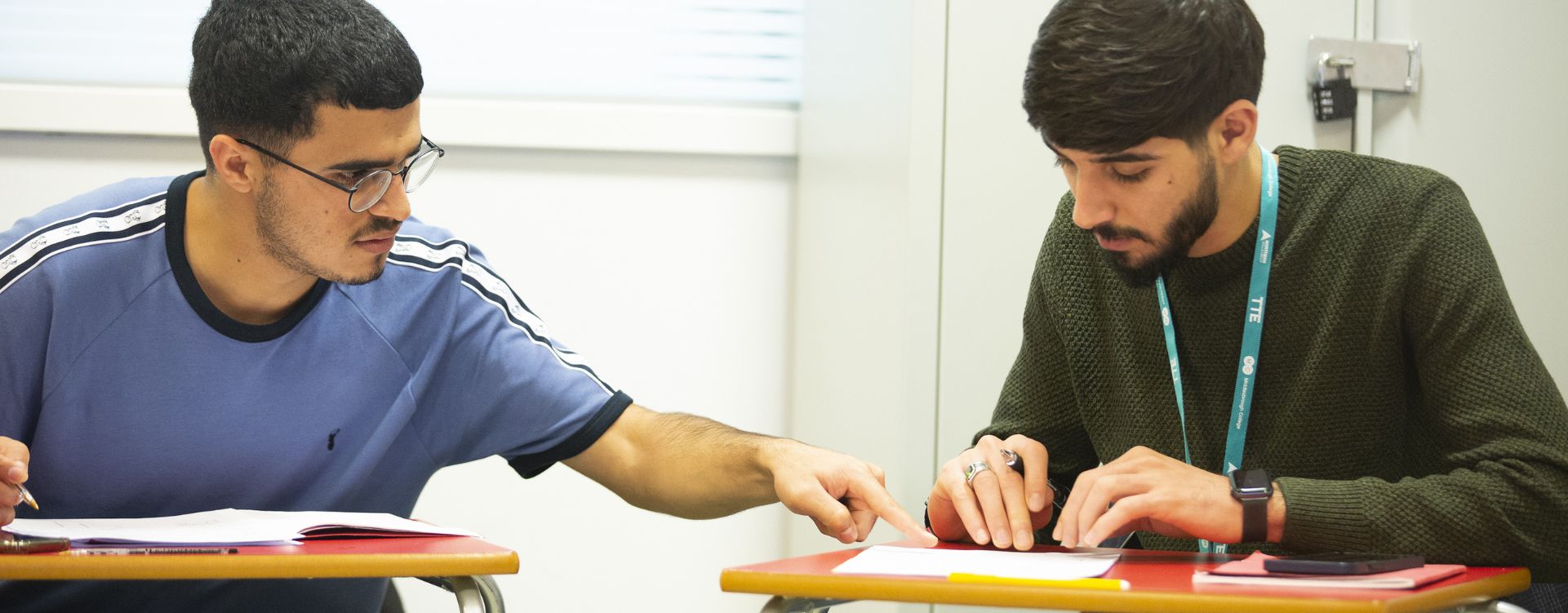 Students in classroom