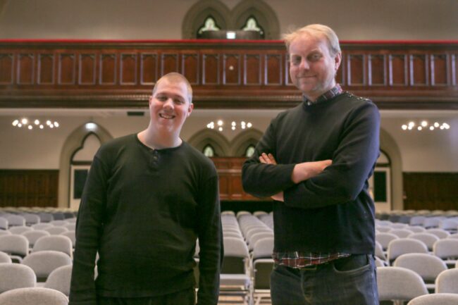 Ryan and Gordan at Middlesbrough Town Hall