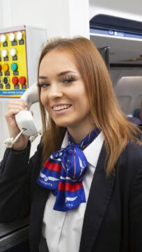 Travel and tourism student on phone