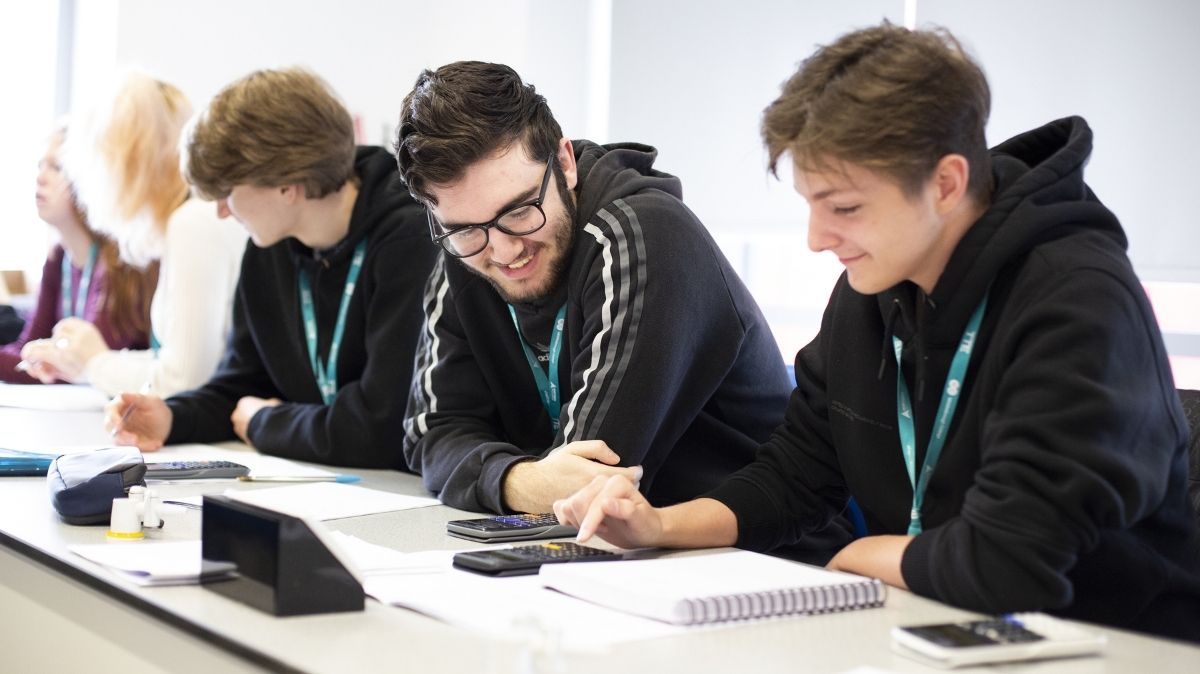 Students in classroom
