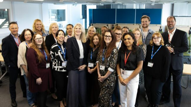 Future Female Leaders in a conference room