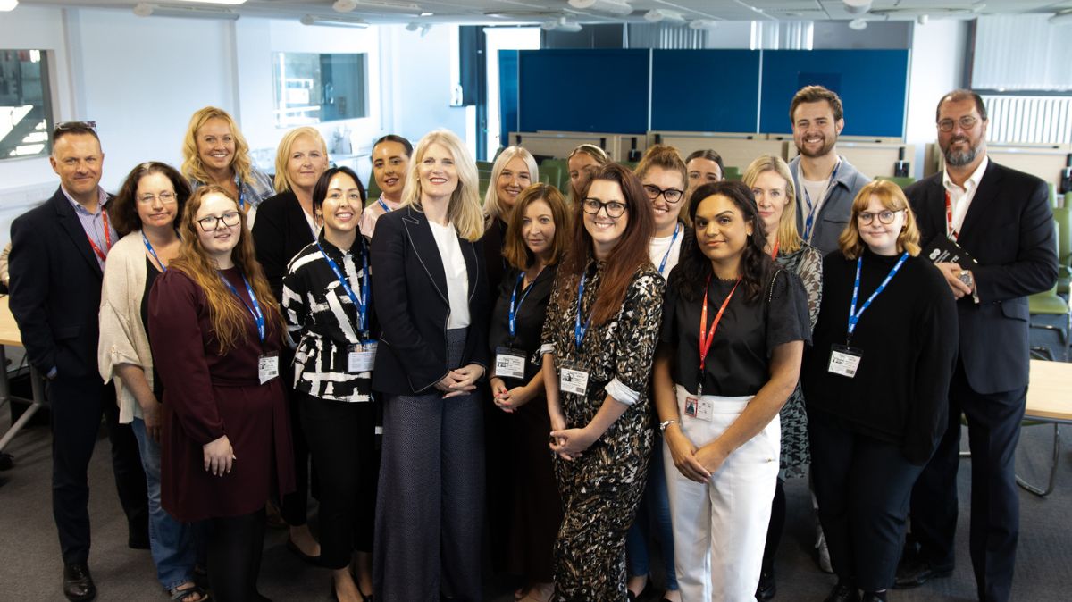 Future Female Leaders in a conference room