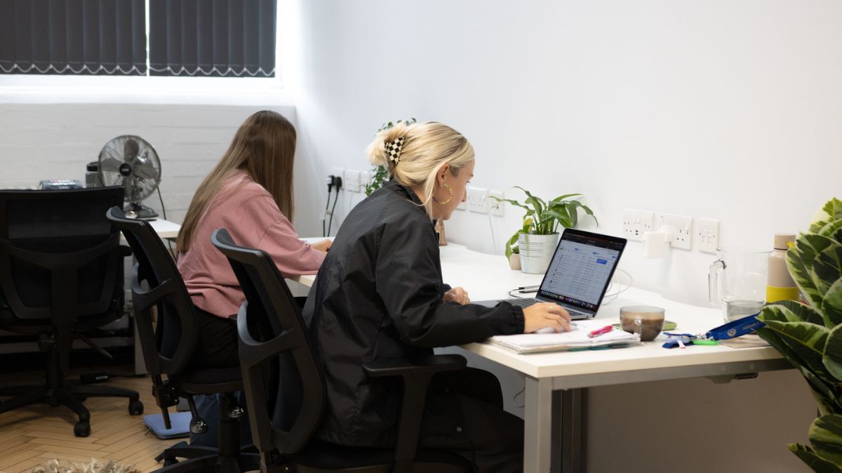 Apprentice and colleague on computers