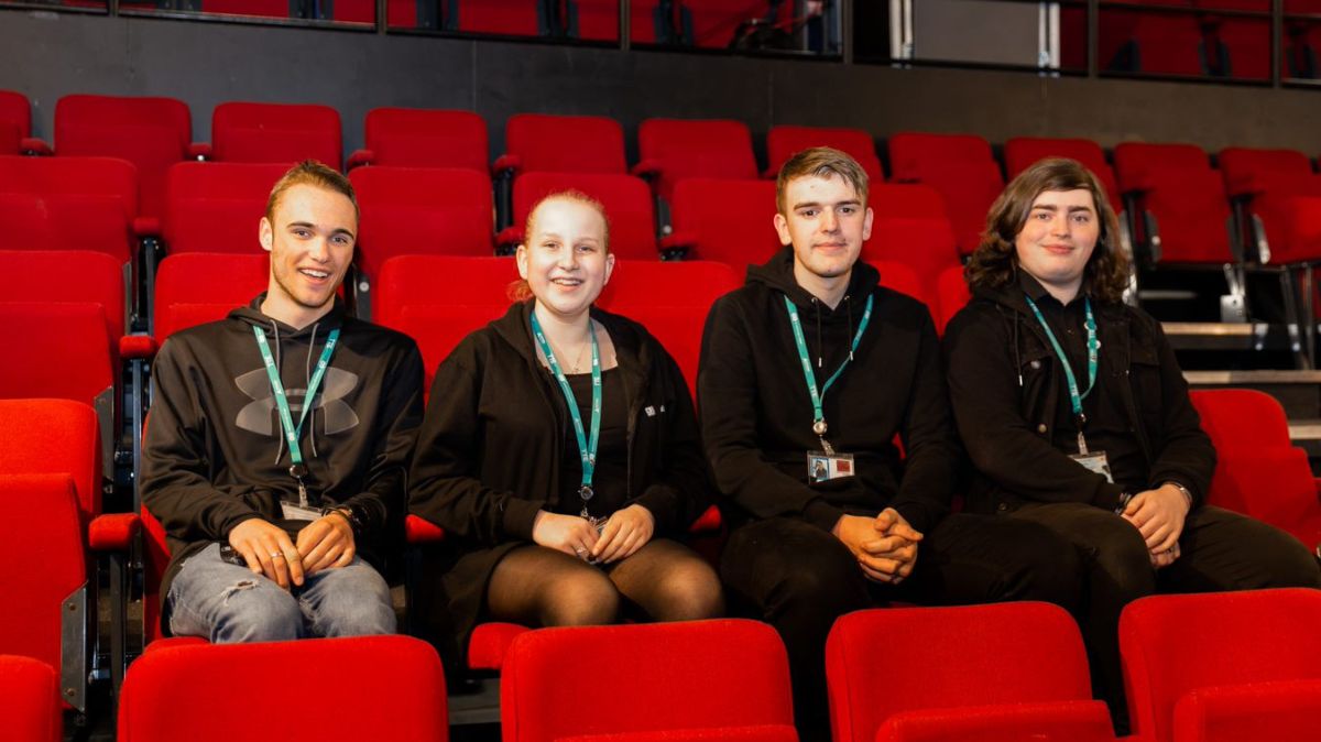 Enna Stephens, Brooke Richardson, Joel Welford and Ellis Pickering