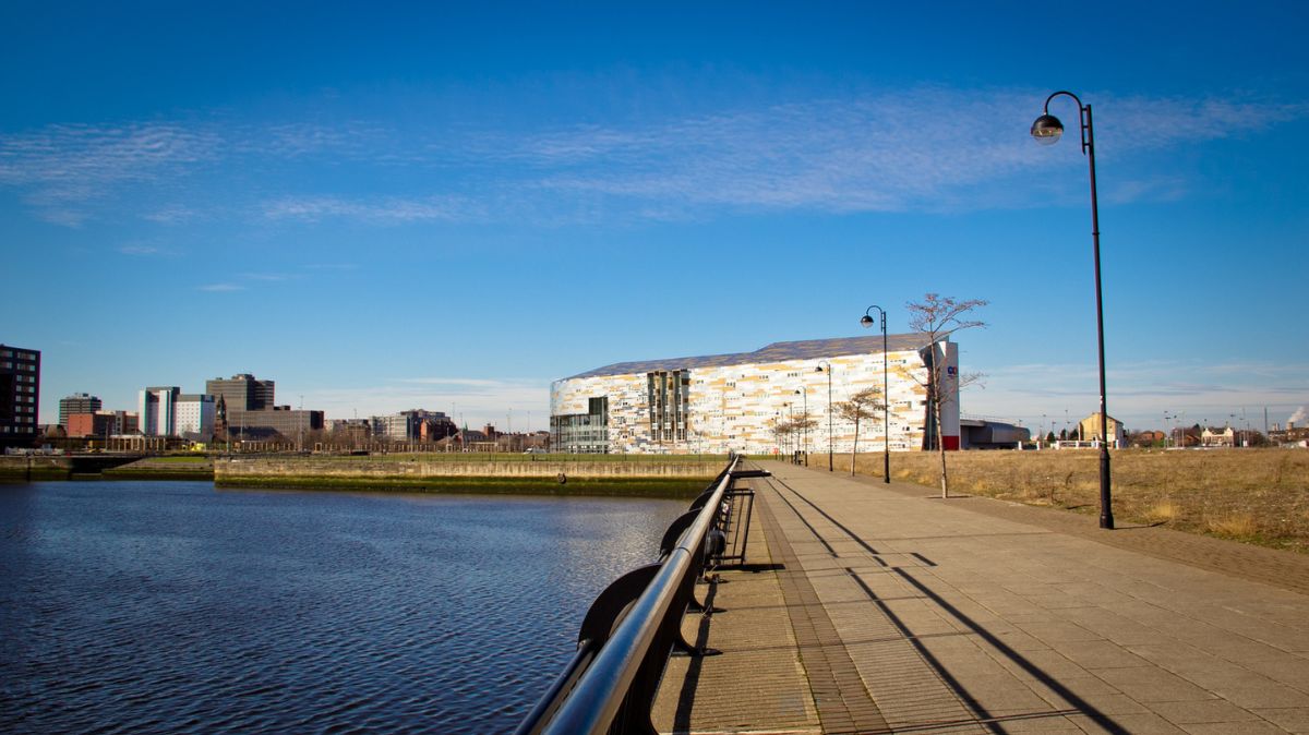 Exterior of Middlesbrough College