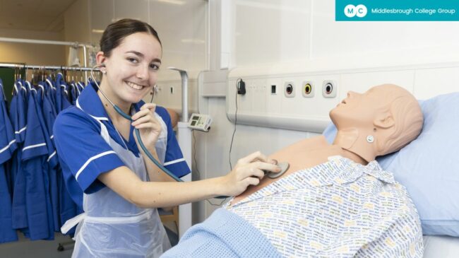 Healthcare student