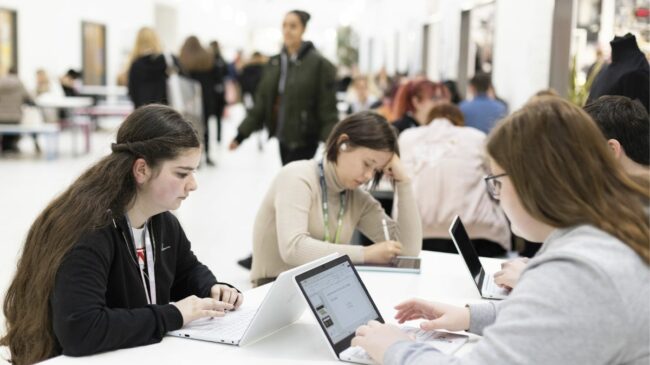 Student Working