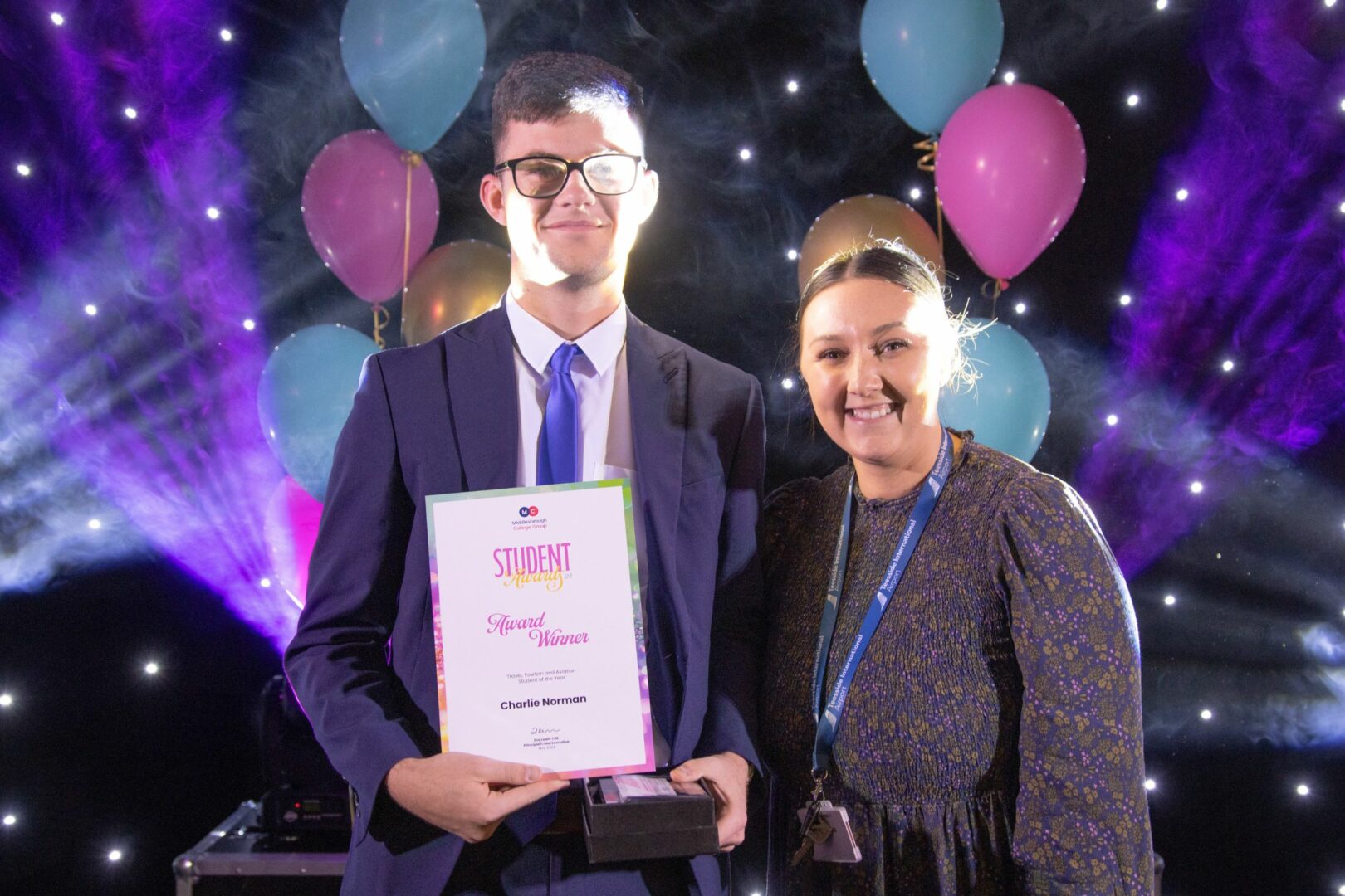 Travel, Tourism and Aviation Student of the Year – Charlie Norman