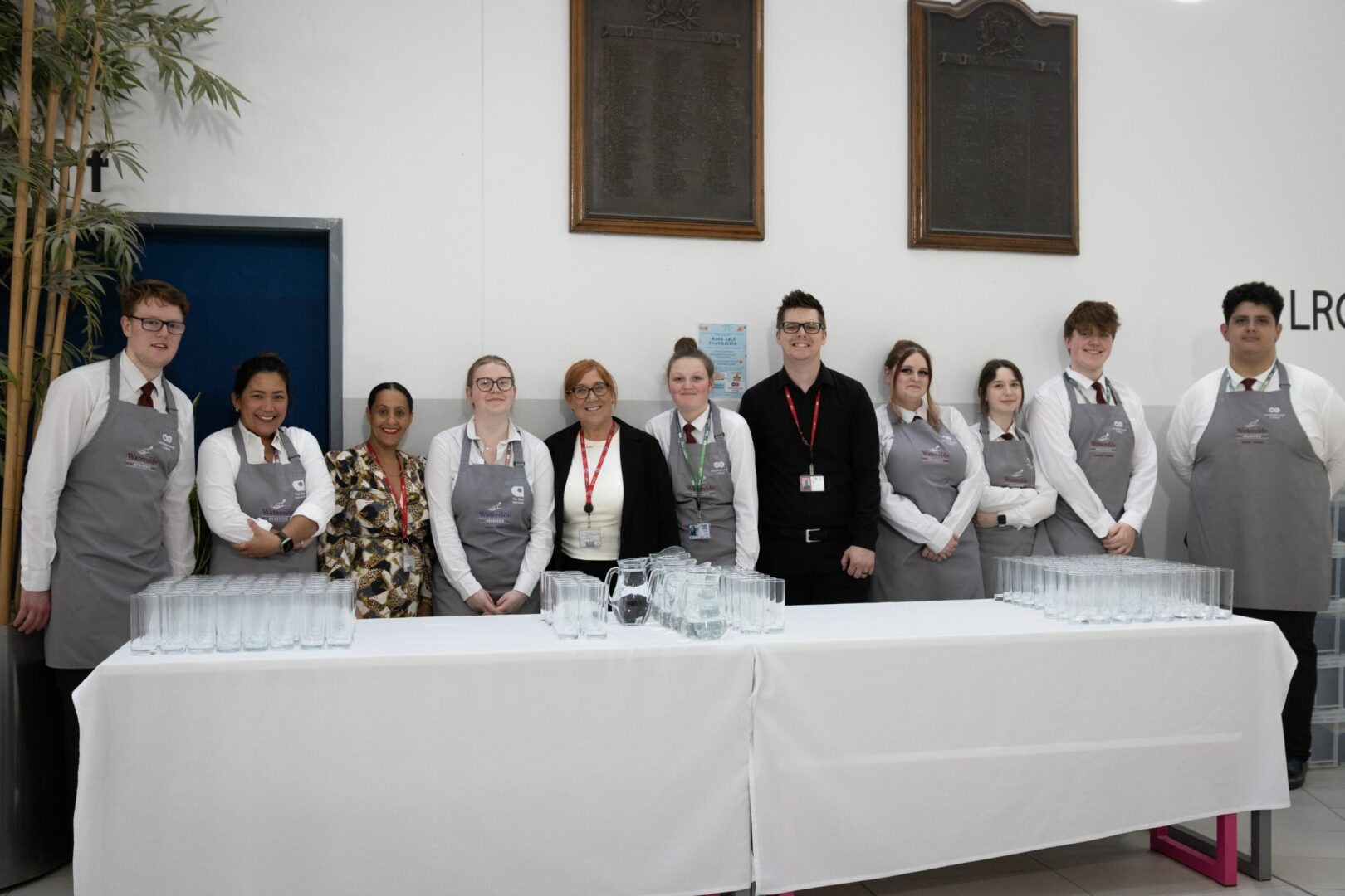 The Catering and Hospitality students and team
