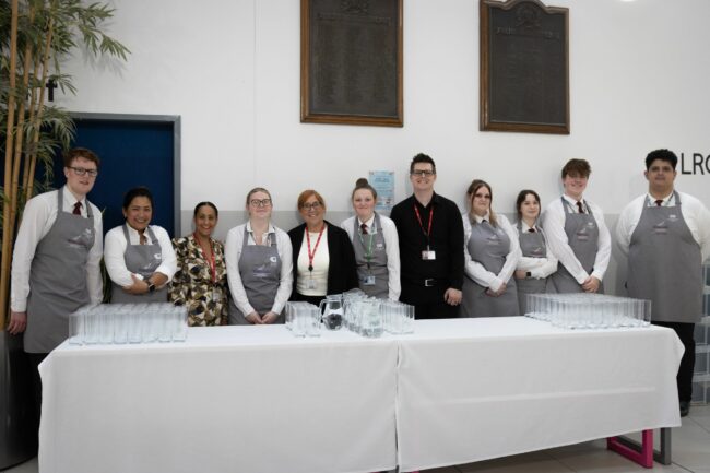 The Catering and Hospitality students and team