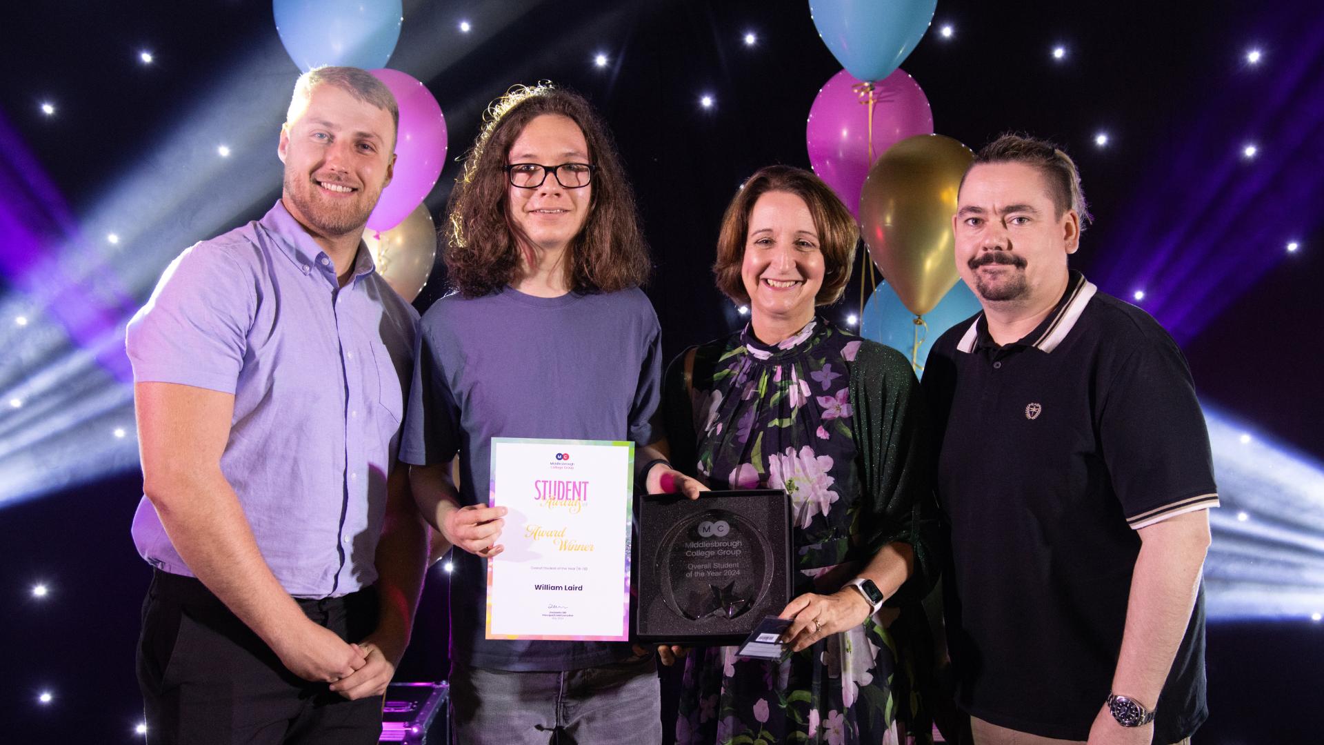 Overall Student of the Year (16-18) – William Laird