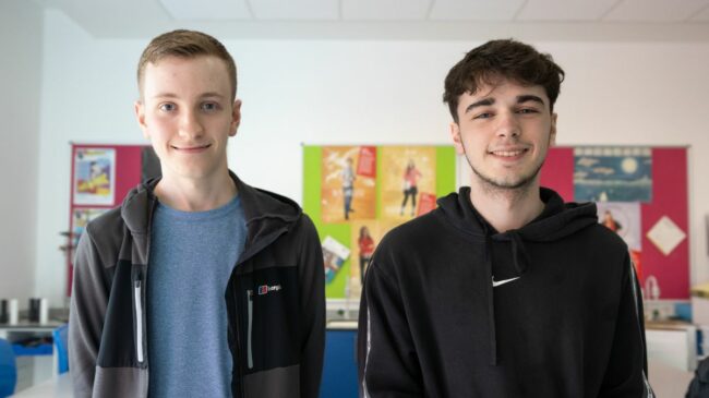 Jack Plews and Jack Bailey