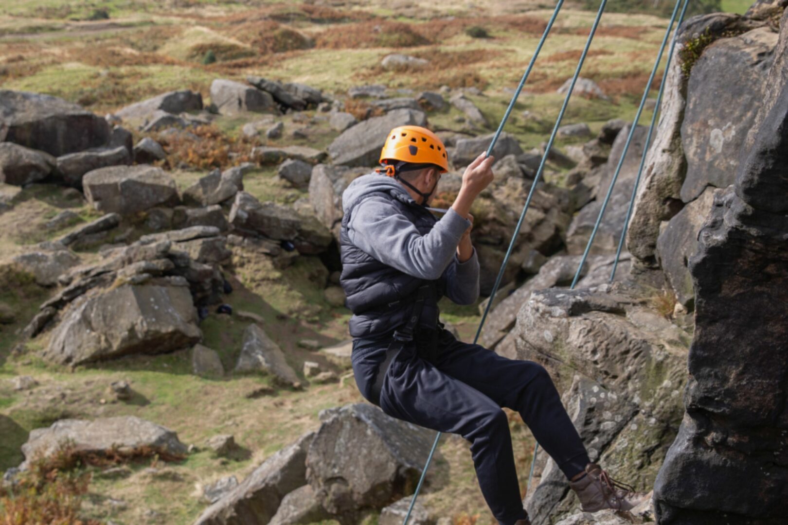 Rockclimbing Student