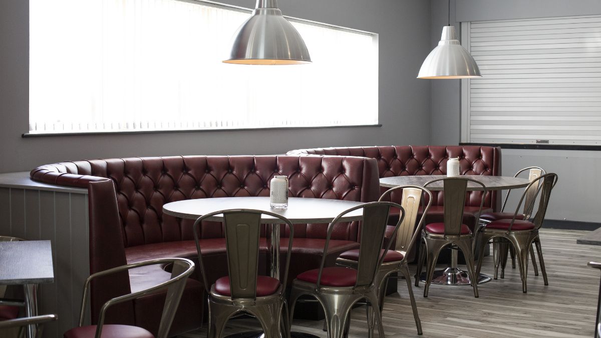 Tables in Waterside Brasserie