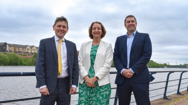 Grant Glendinning, Zoe Lewis and David Gartland