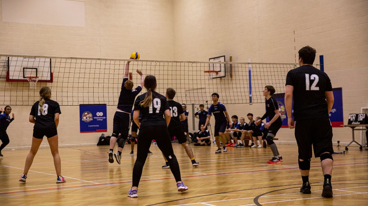 Volleyball players