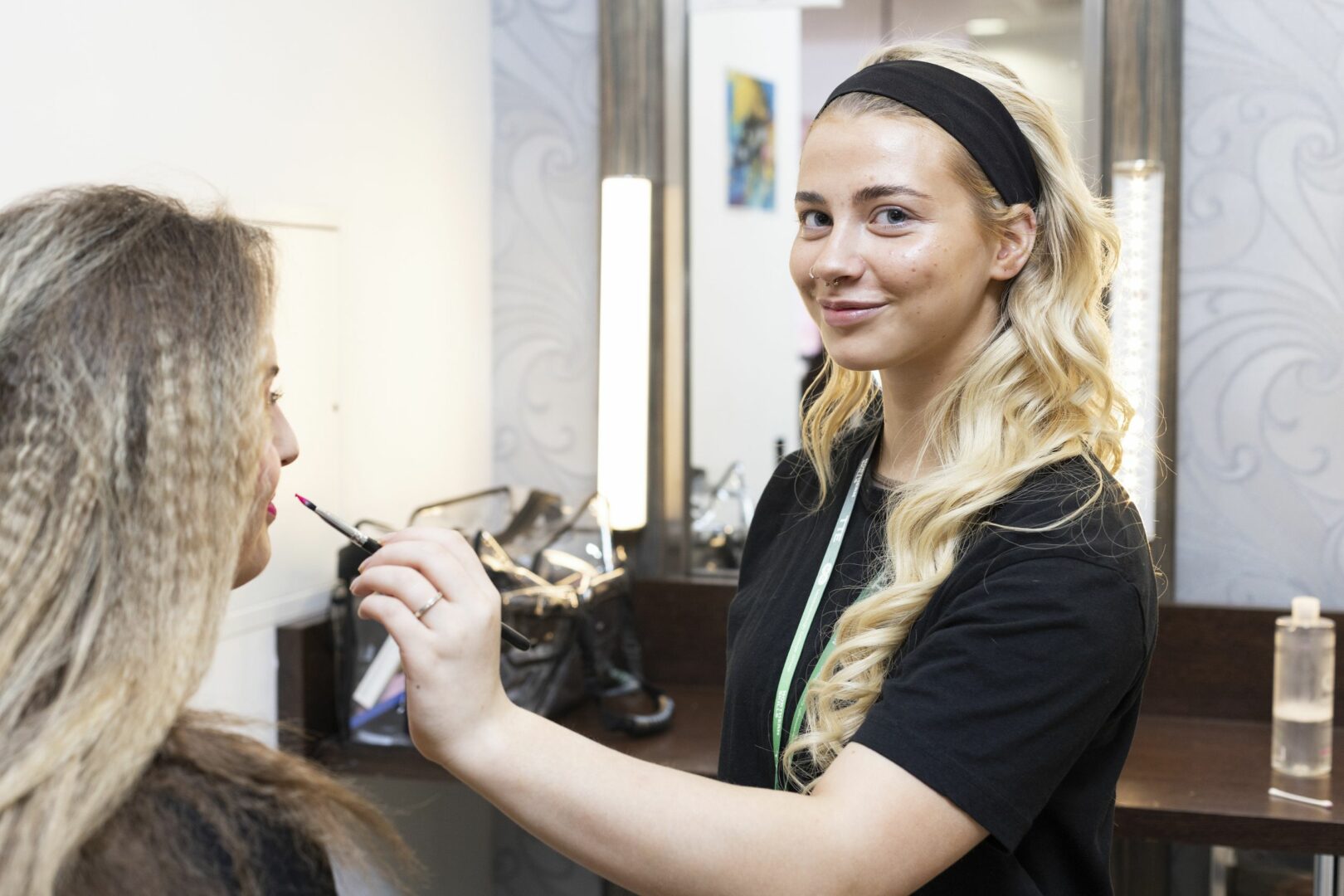 Hair and Beauty student