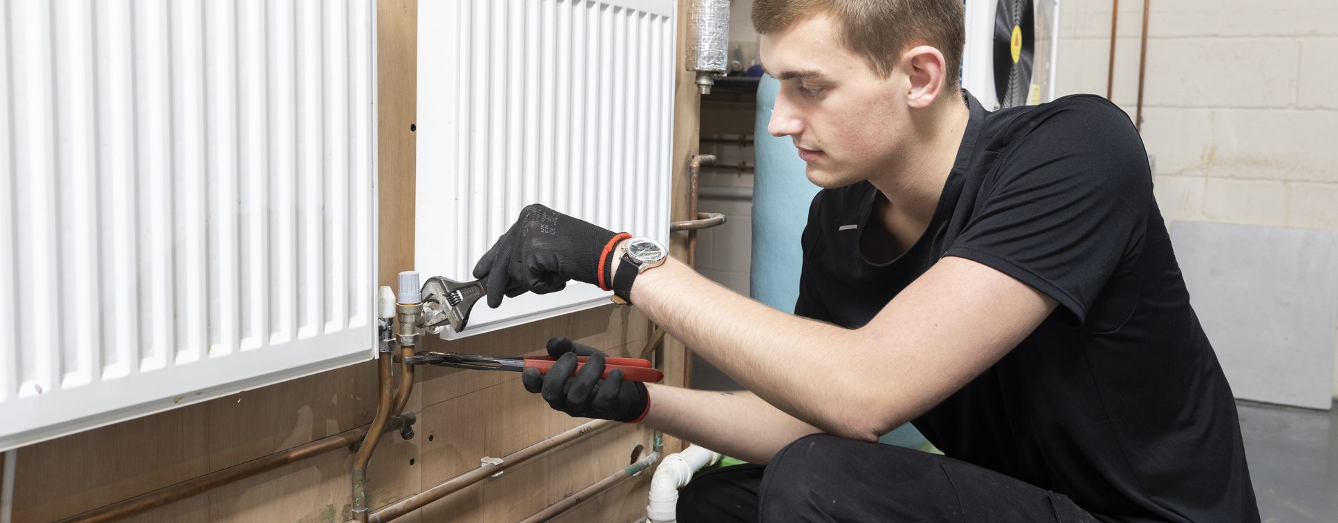 Plumbing student
