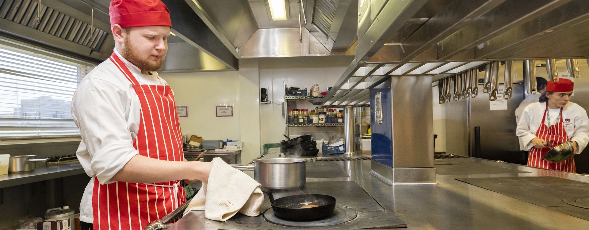 Catering student