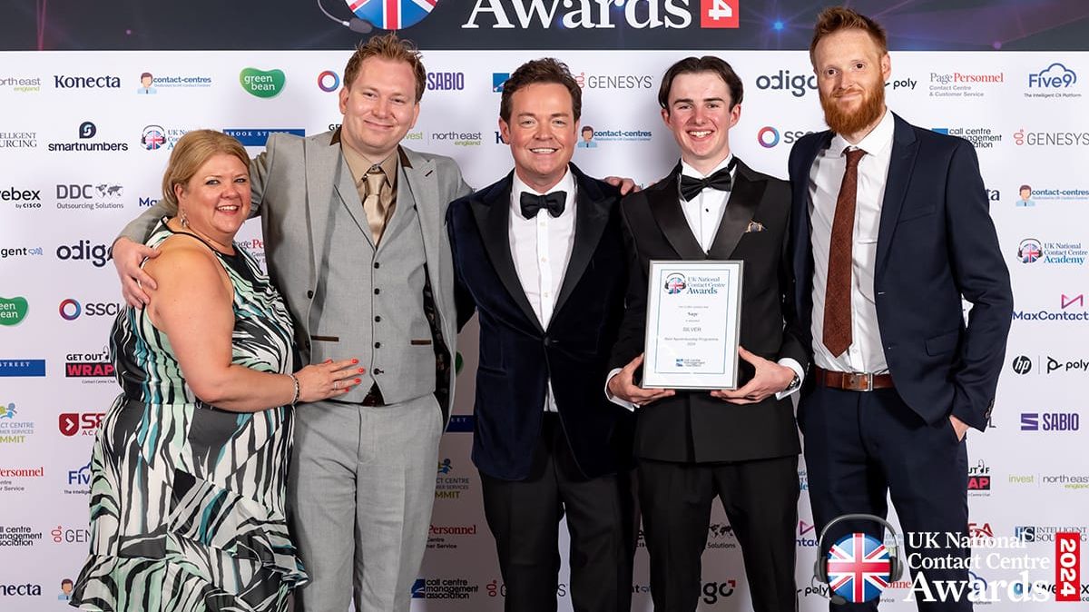 Sage Winner At UK National Contact Centre Awards 2024