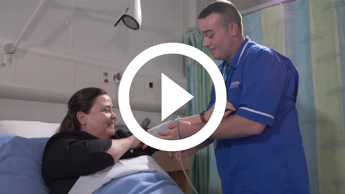 Healthcare student video thumbnail