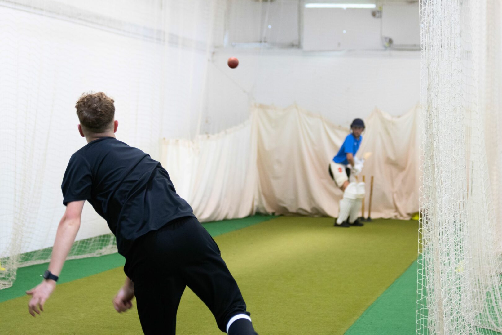 Cricket players at Saltburn Cricket Club