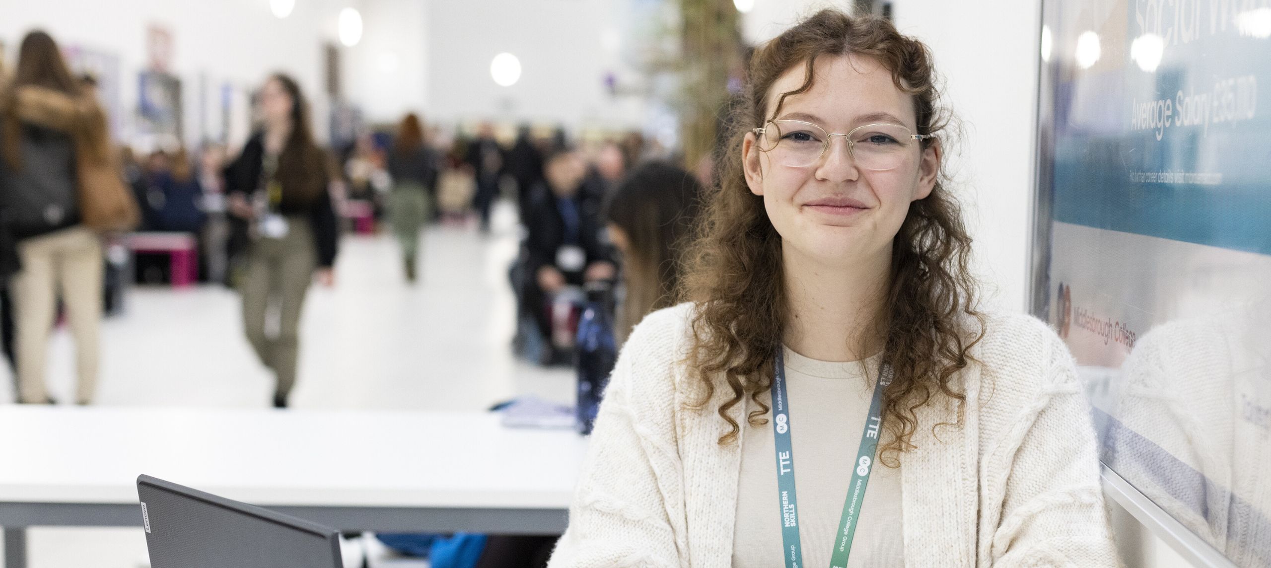 Student in Middlesbrough College
