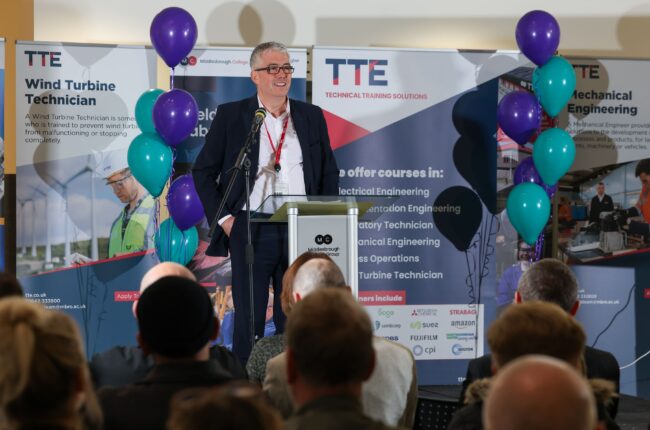 Phil Blewitt welcomes guests