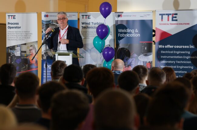 Phil Blewitt welcomes guests