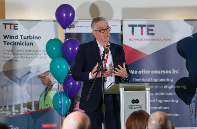 Phil Blewitt welcomes guests