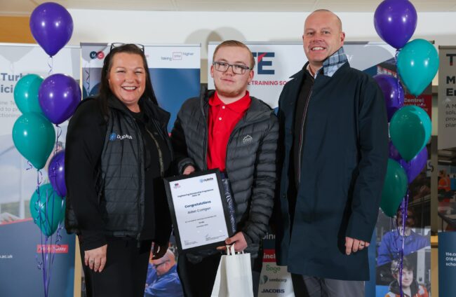 Employer Durata with Scholar Aidan Carrigan