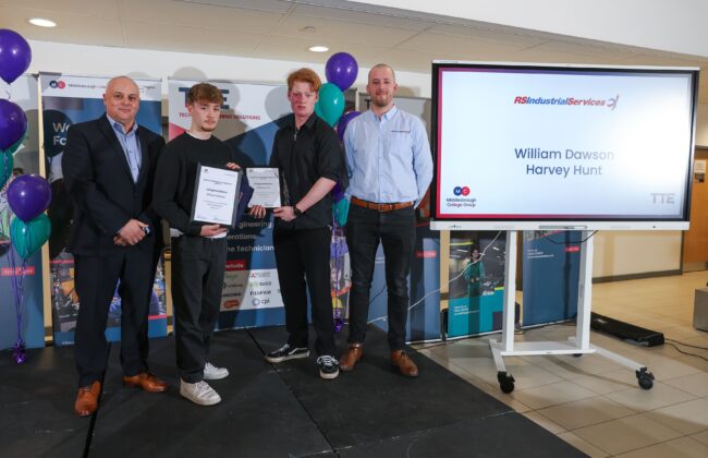 Employer RS Industrial Services Ltd with Scholars William Dawson and Harvey Hunt