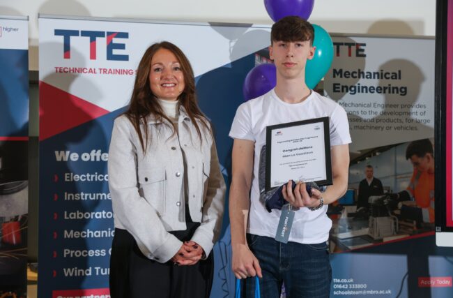Employer Tees Components Ltd with Scholar Marcus Goodison