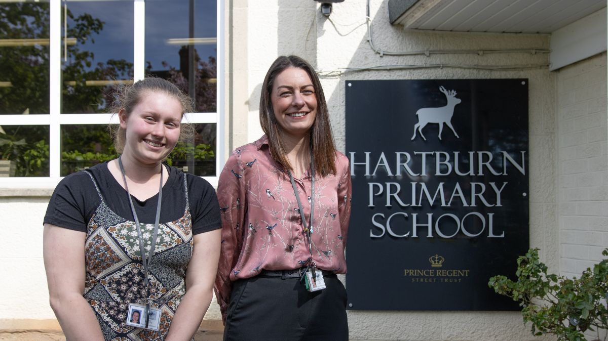Education apprentice with employer