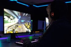 Gaming student in Esports room