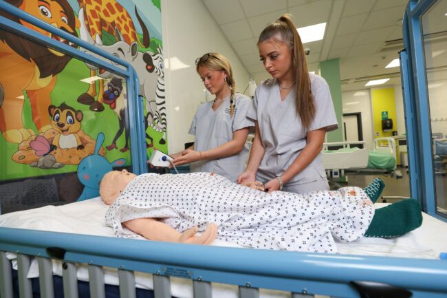 Students In Child Ward