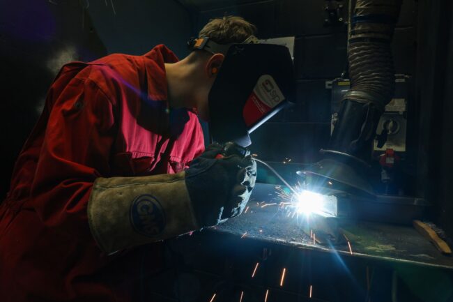Student welder