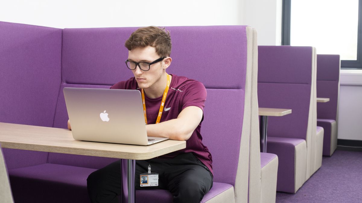 Student in common room