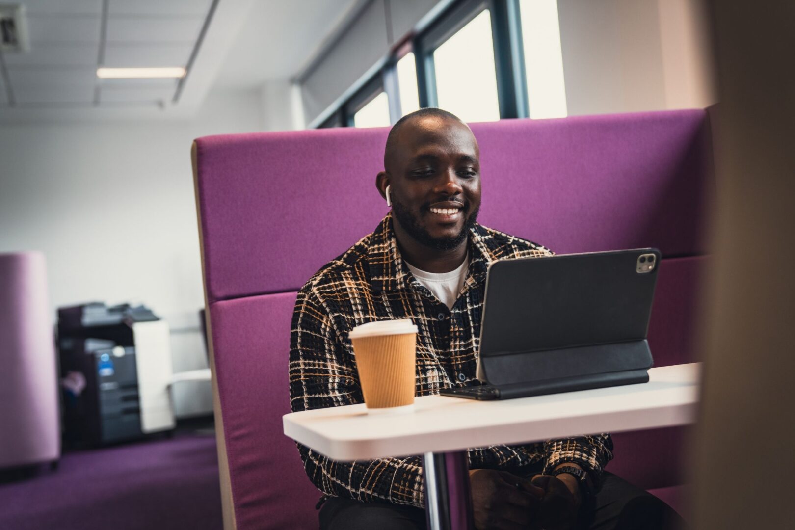 Student in common room