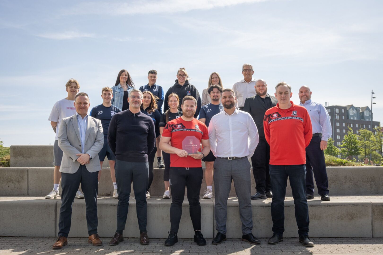MFC Foundation, Northern Skills and Middlesbrough College staff and students